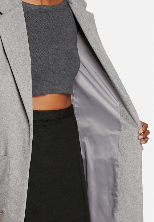 Native Youth - Longline wool overcoat 