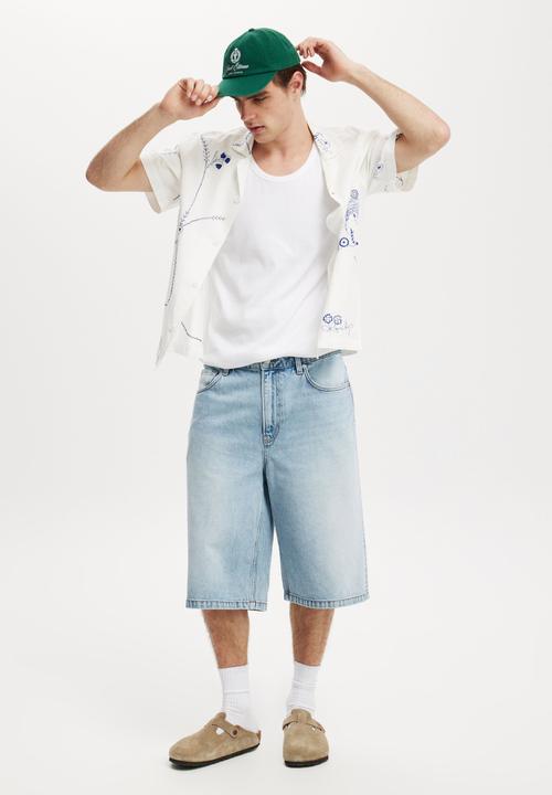 Cotton On - Cabana Short Sleeve Shirt - White Floral
