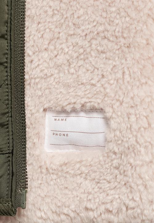 MANGO - Anorak escocia - beige/khaki
