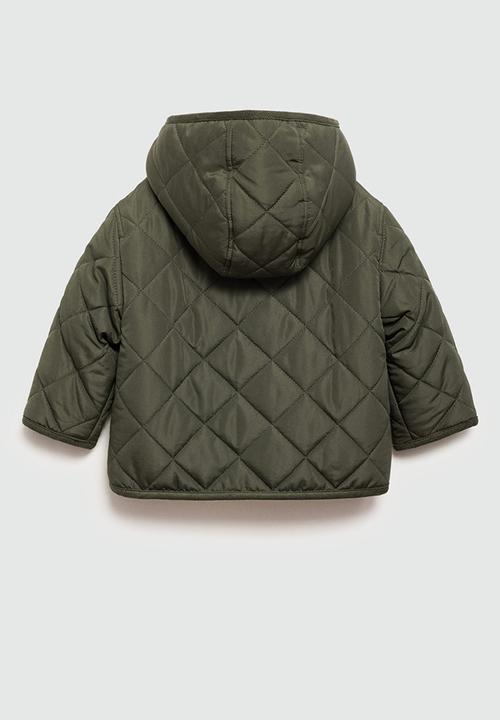 MANGO - Anorak escocia - beige/khaki