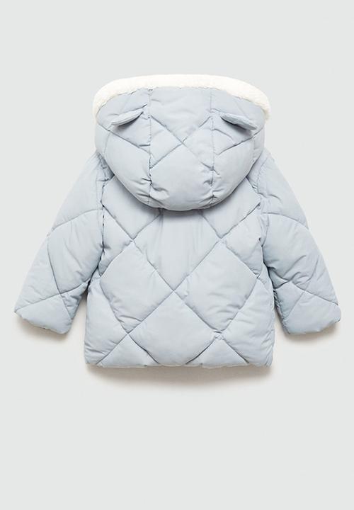 MANGO - Anorak quilt - medium blue