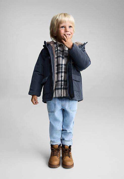 MANGO - Anorak noruega - medium blue