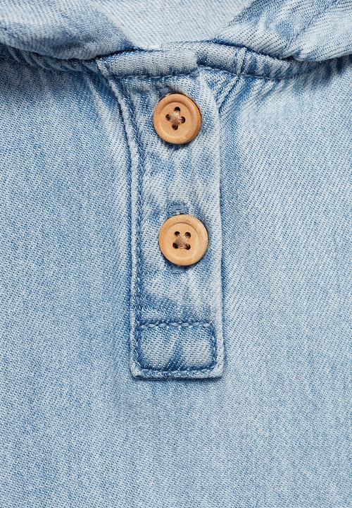 MANGO - Jacket maruri - open blue