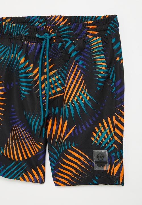 K-STAR 7 - Trippy boys shorts - black