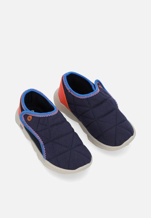 Hi-Tec - Geo-Lite infants velcro- Navy/Orange