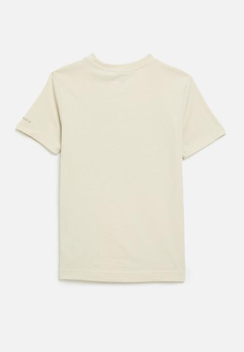 Converse - Cnvb collegiate crest short sleeve tee - converse natural ivory