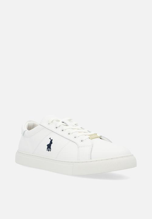 POLO - Classic white leather sneaker - white