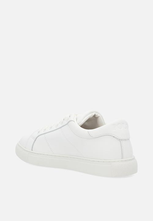 POLO - Classic white leather sneaker - white