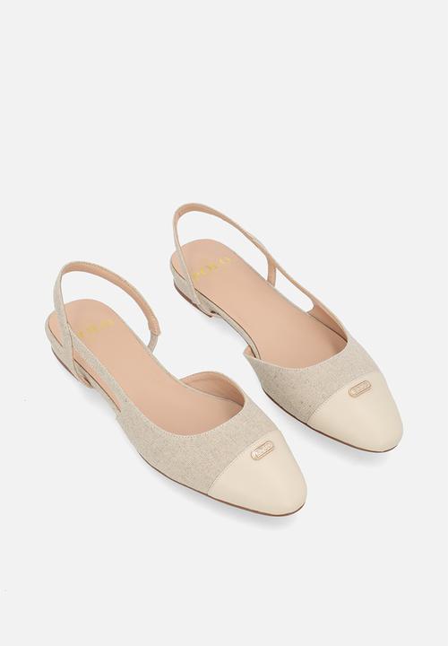POLO - Round slingback flat - neutral