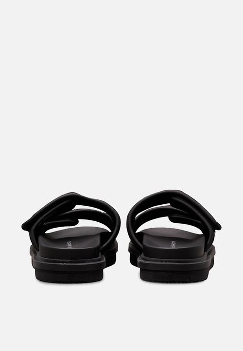 Calvin Klein - Double Bar Sandal Mtl - Black