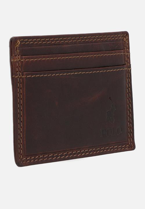 POLO - Small money cliip - brown