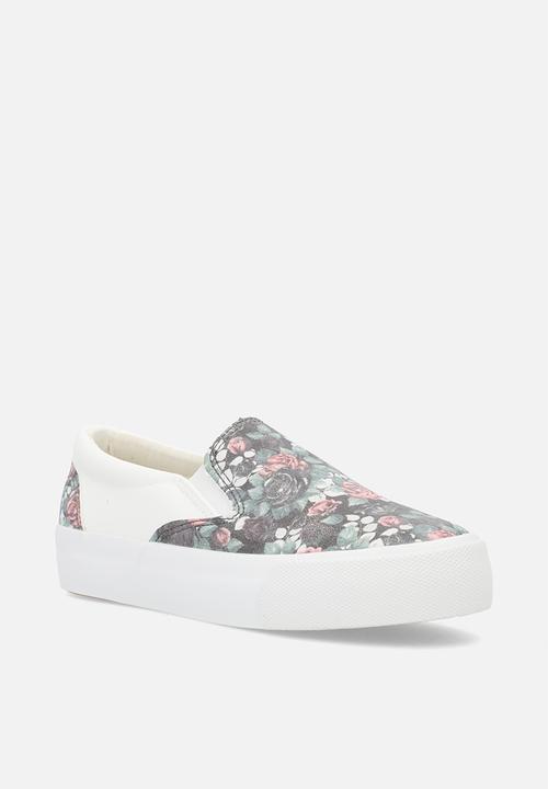 Madison® - Floral sneaker - black