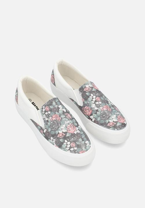 Madison® - Floral sneaker - black
