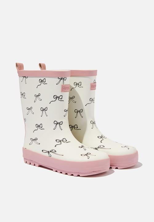 Cotton On - Kids rainboot - zephyr/bows
