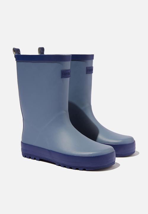 Cotton On - Kids rainboot - steel/in the navy