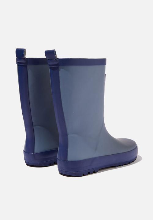 Cotton On - Kids rainboot - steel/in the navy