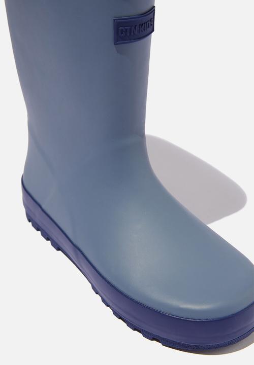 Cotton On - Kids rainboot - steel/in the navy