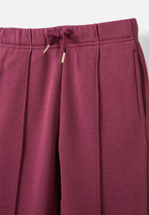 Cotton On - Paige wide leg pant - crushed berry