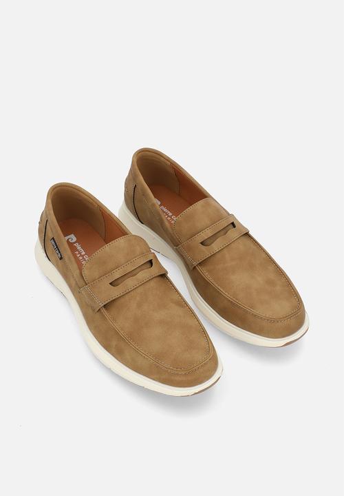 Pierre Cardin - Hector casual slip on tan white a1