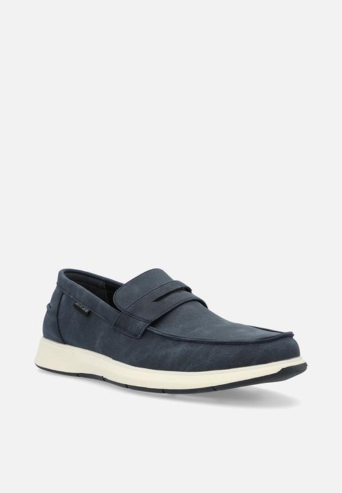Pierre Cardin - Hector casual slip on - navy & white 