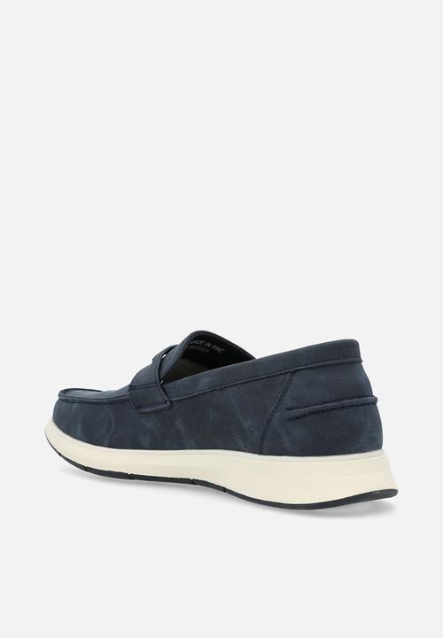 Pierre Cardin - Hector casual slip on - navy & white 