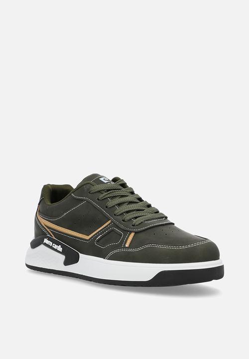 Pierre Cardin - Rico casual lace up olive tan a1