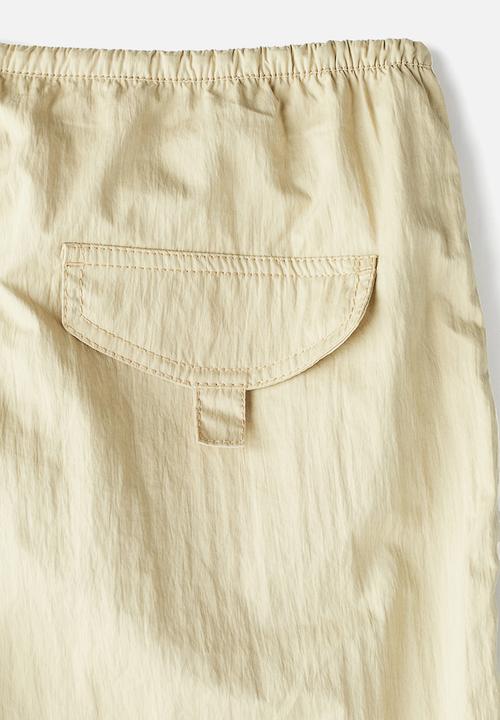 H&M - Parachute trousers - light beige