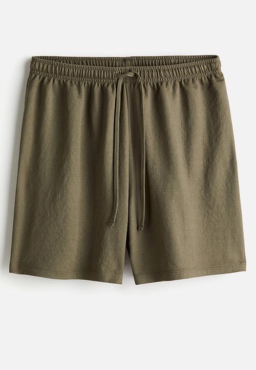 H&M - Pull-on shorts - dark khaki green