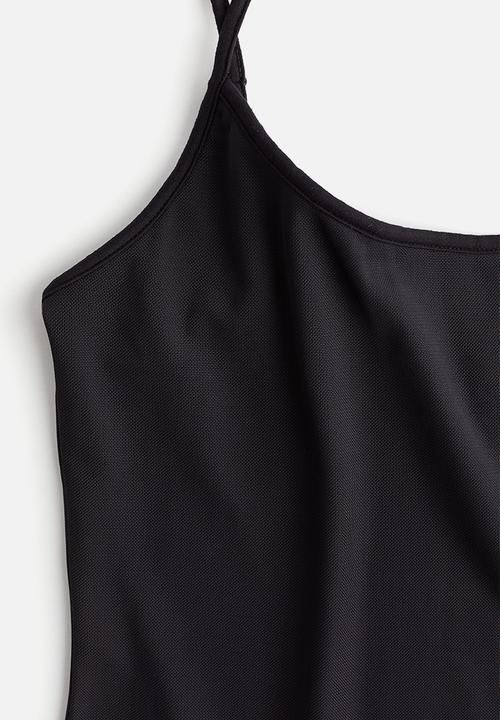 H&M - Mesh thong body - black