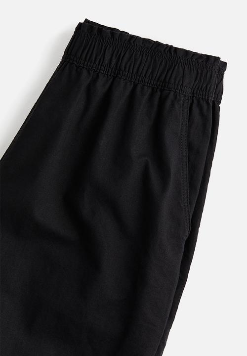 H&M - Ankle-length linen trousers - black