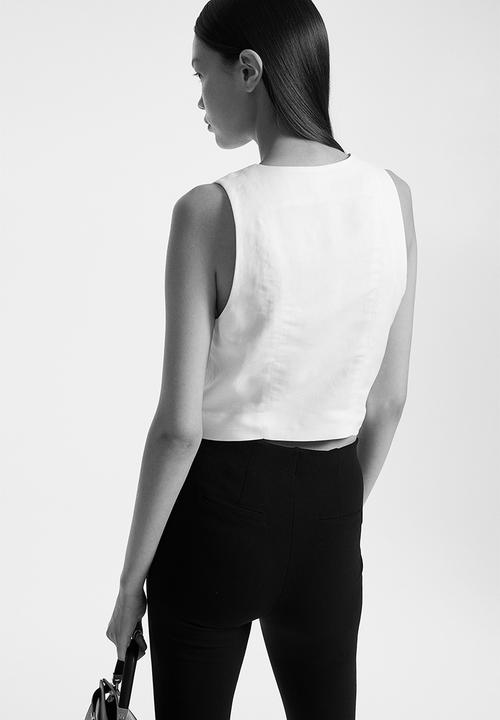 H&M - Suit waistcoat - white