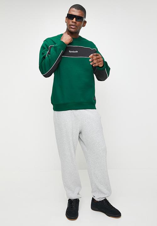 Reebok - Cl game day piping crew - collegiate green