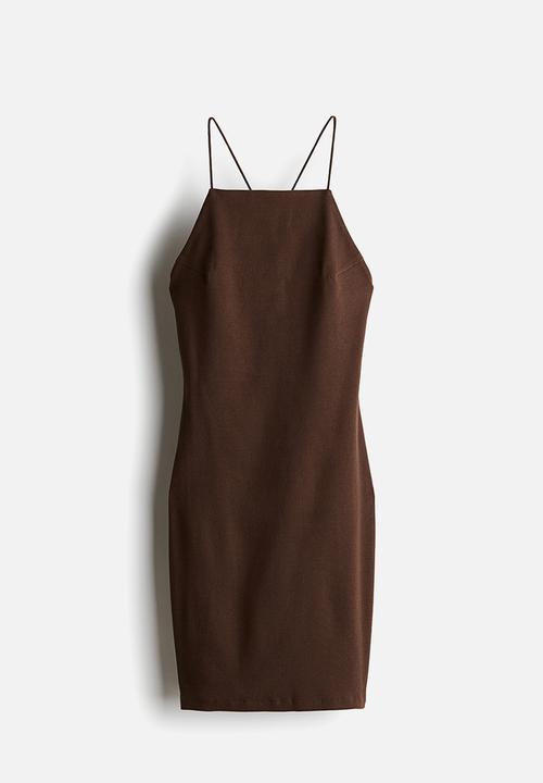 H&M - Low-back strappy dress - brown