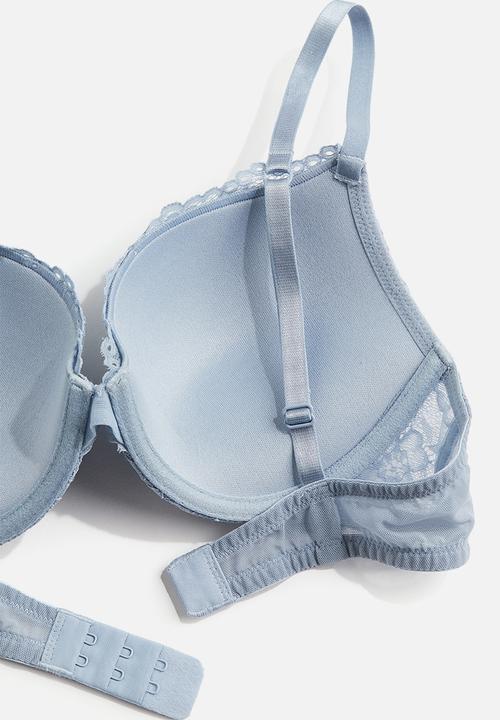 H&M - Lace push-up bra - light Blue