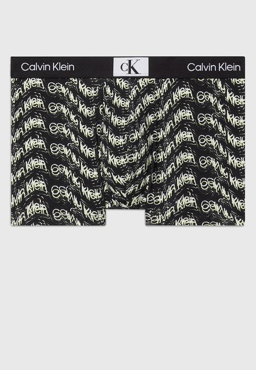Calvin Klein - Trunk - Bubble Gum Wrapper Print Black