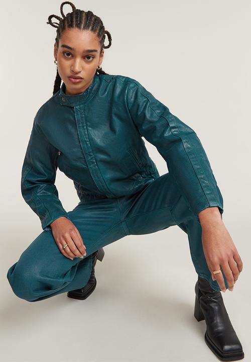 G-STAR - Short moto jacket wmn - green