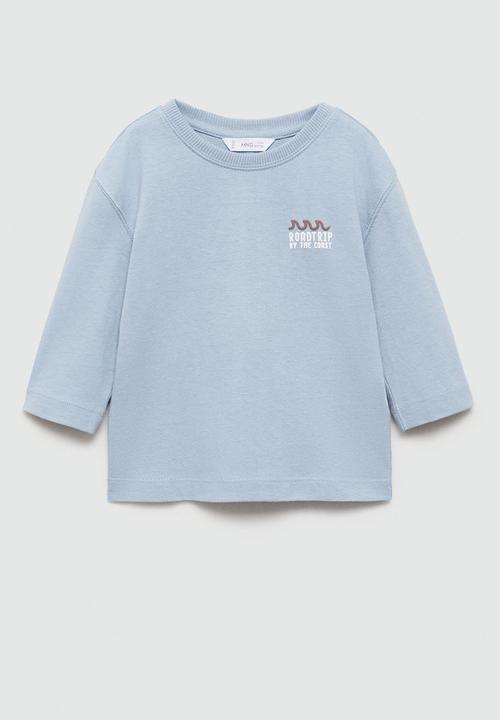 MANGO - T-shirt guau - light/pastel blue