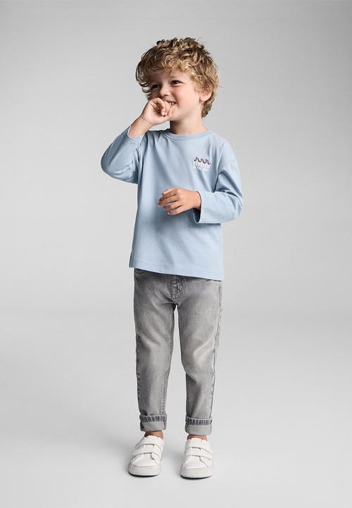 MANGO - T-shirt guau - light/pastel blue