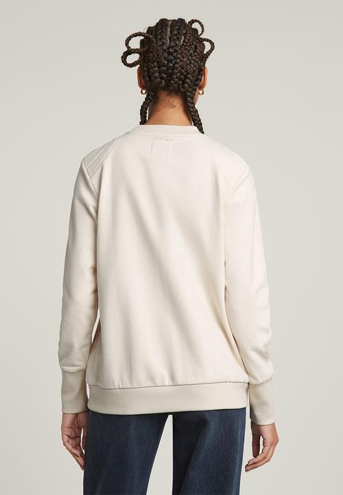 G-STAR - Shoulder pdd dressy sw wmn - white