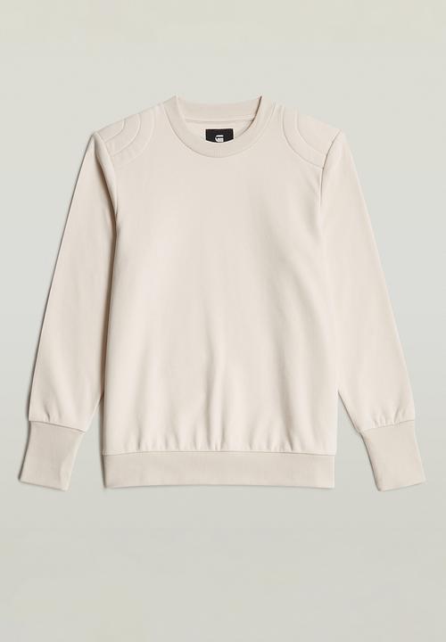 G-STAR - Shoulder pdd dressy sw wmn - white