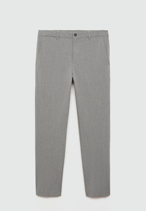 MANGO - Trousers bologna - gray