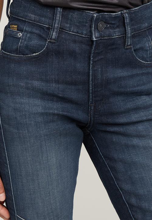 G-STAR - Ace 2.0 Biker Slim Straight Wmn - Blue