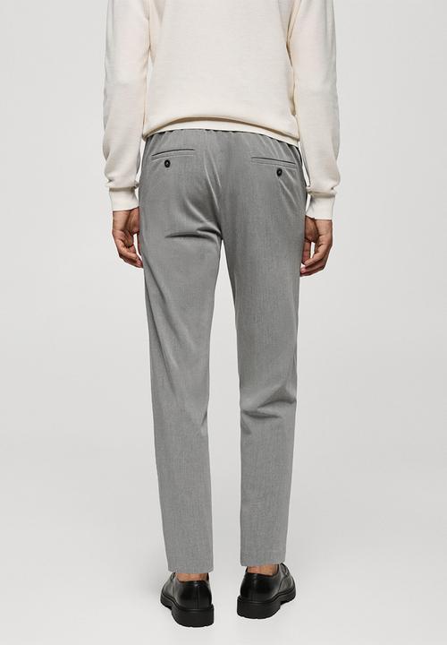 MANGO - Trousers bologna - gray
