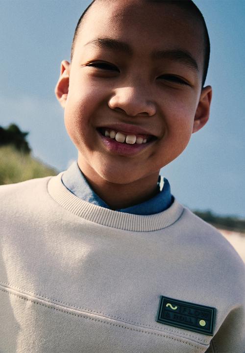 MANGO - Sweatshirt flow - light pastel brown