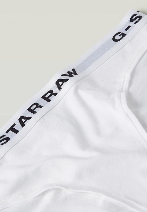 G-STAR - Brief Wmn 3 Pack - White/White/White