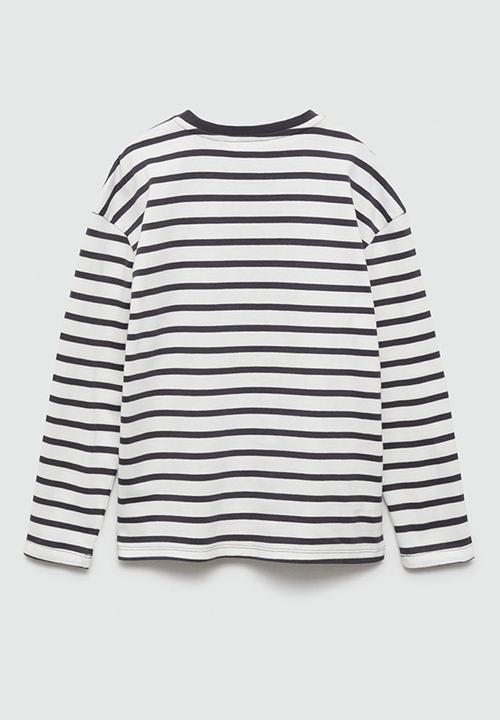 MANGO - T-shirt lucky - charcoal