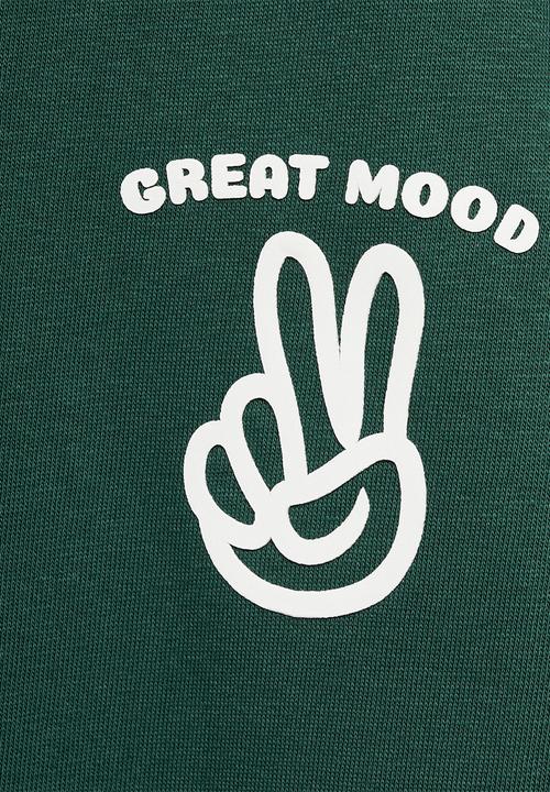 MANGO - T-shirt victory - dark green