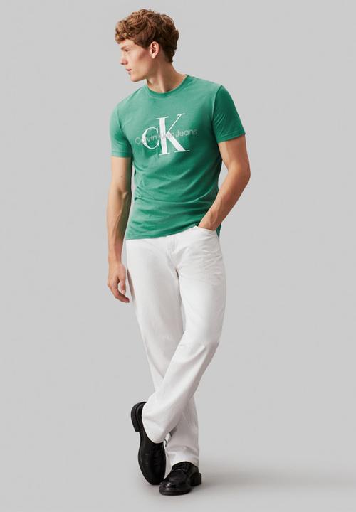 Calvin Klein - Seasonal Monologo Tee - Bahama Green