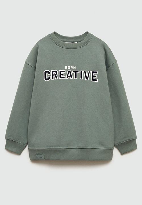 MANGO - Sweatshirt creative - medium green