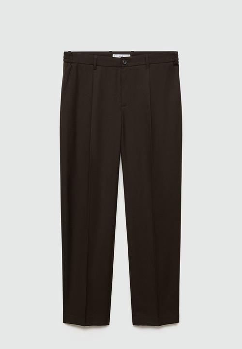 MANGO - Trousers aaron - dark brown